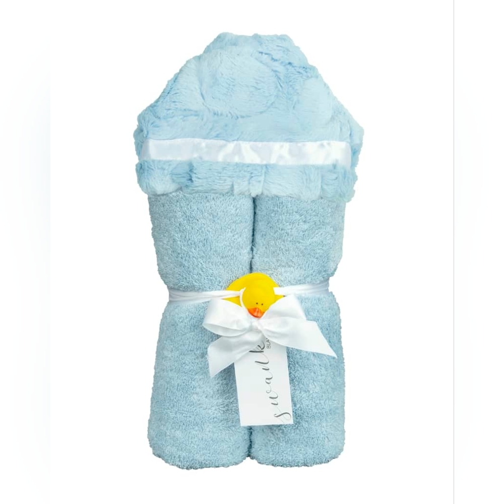 Neiman Marcus Swankie Blankie Hooded Towel Baby Gift. NWT in box still.